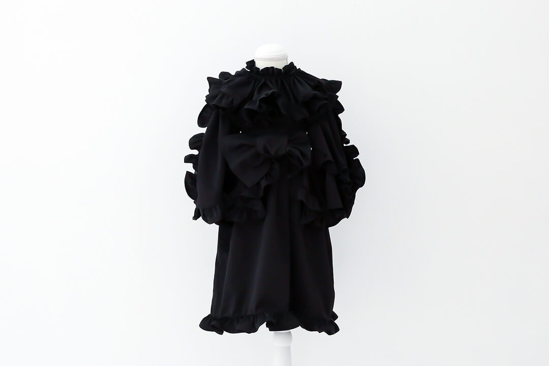 All Black Ribbon Dress | Kids Stylish Costume Rental | heartmelt | Kids Dress & Formal