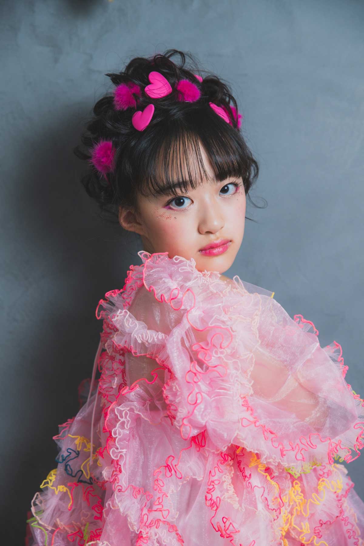 SAKURAのエッジングチュールドレス | 子供のおしゃれなレンタル衣装 - heartmelt | キッズドレス