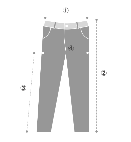 Pants measurement point guide | Stylish child costume rental | heartmelt | Heart Melt