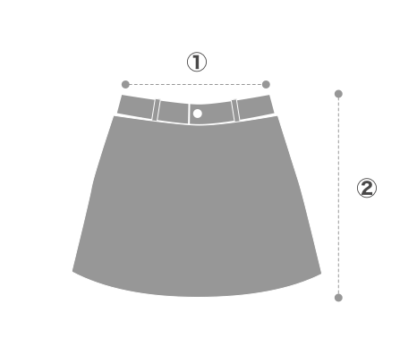 Skirt Measurements｜Fashionable Children's Costume Rental｜Heartmelt heartmelt | heart-melt