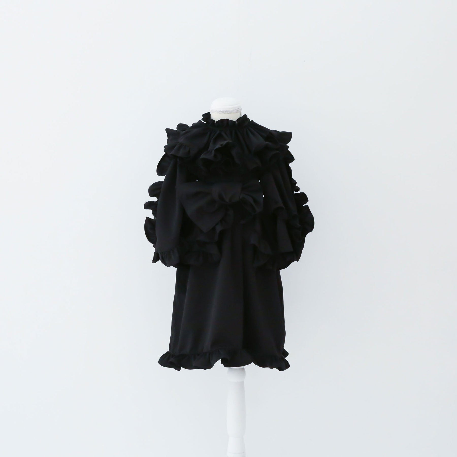 All Black Ribbon Dress | Stylish Kids Costume Rental | heartmelt | Kids Dress & Formal