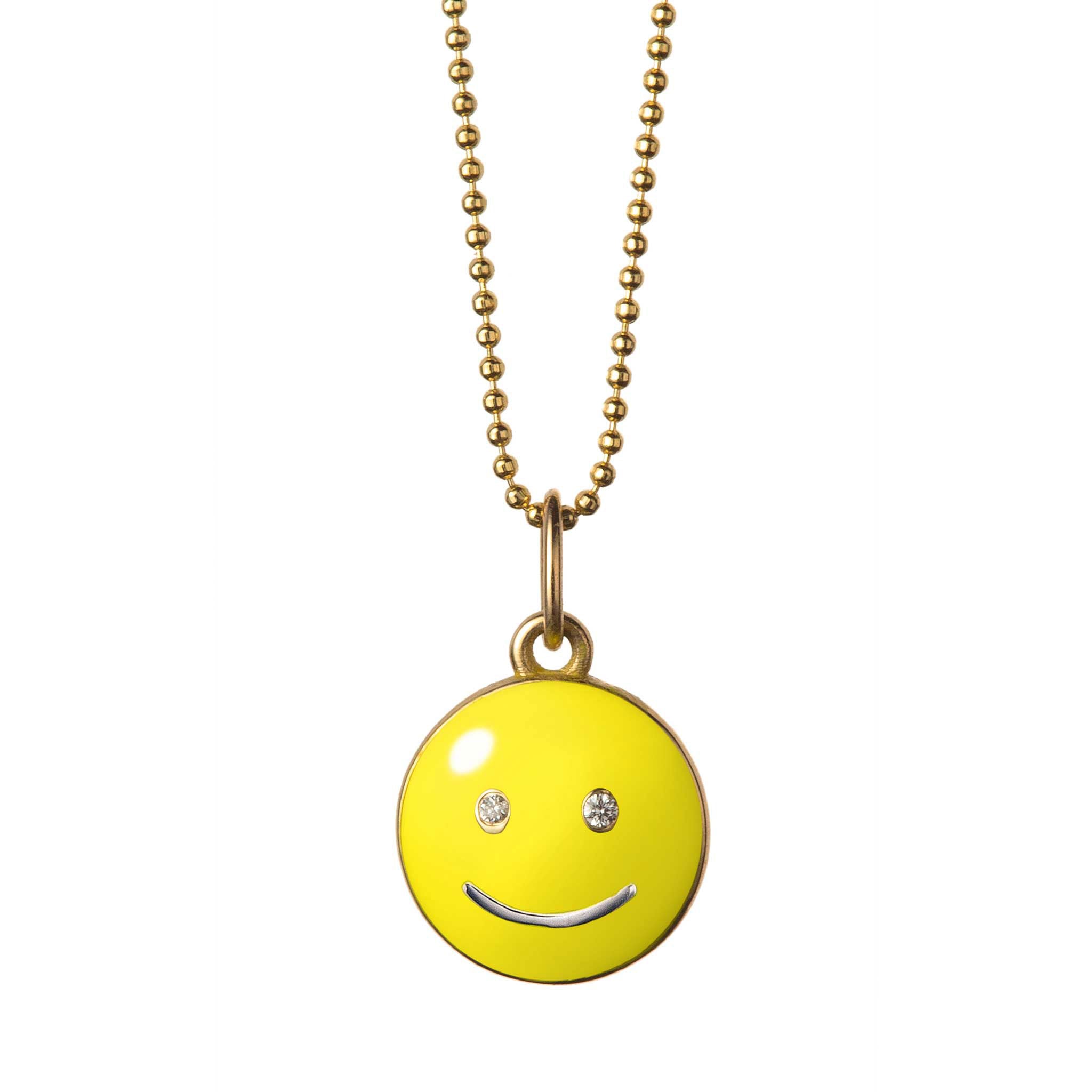 Baby Smile Necklace in 14k Gold