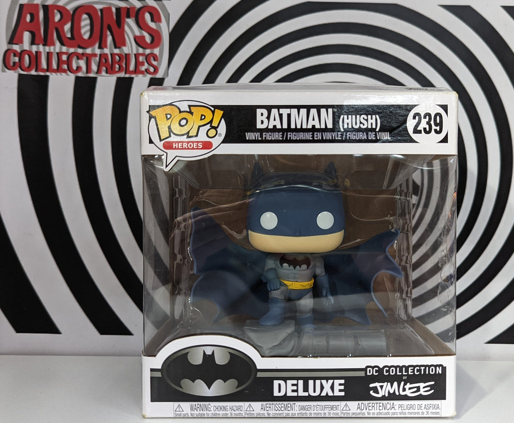 Funko Pop Vinyl Heroes Series Batman Deluxe Batman (Hush) #239 Vinyl F –  Arons Collectables