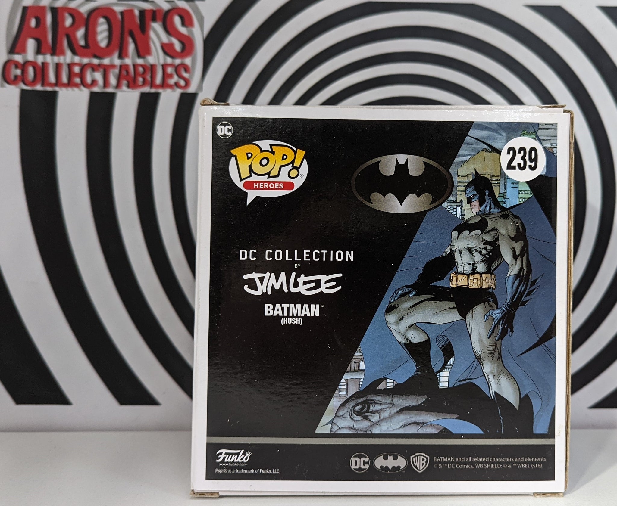 Funko Pop Vinyl Heroes Series Batman Deluxe Batman (Hush) #239 Vinyl F –  Arons Collectables