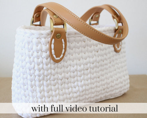 Crochet Weekender Bag – Crochet Pattern – Clover Needlecraft