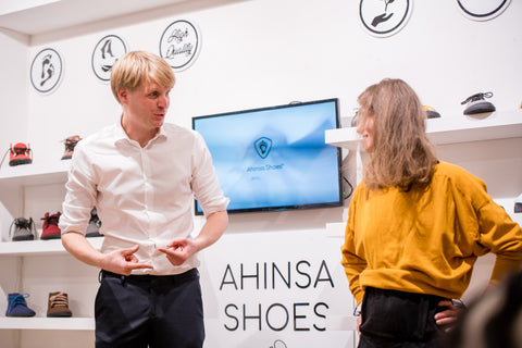 Founder of Ahinsa shoes Lukáš Klimpera talks about barefoot shoes