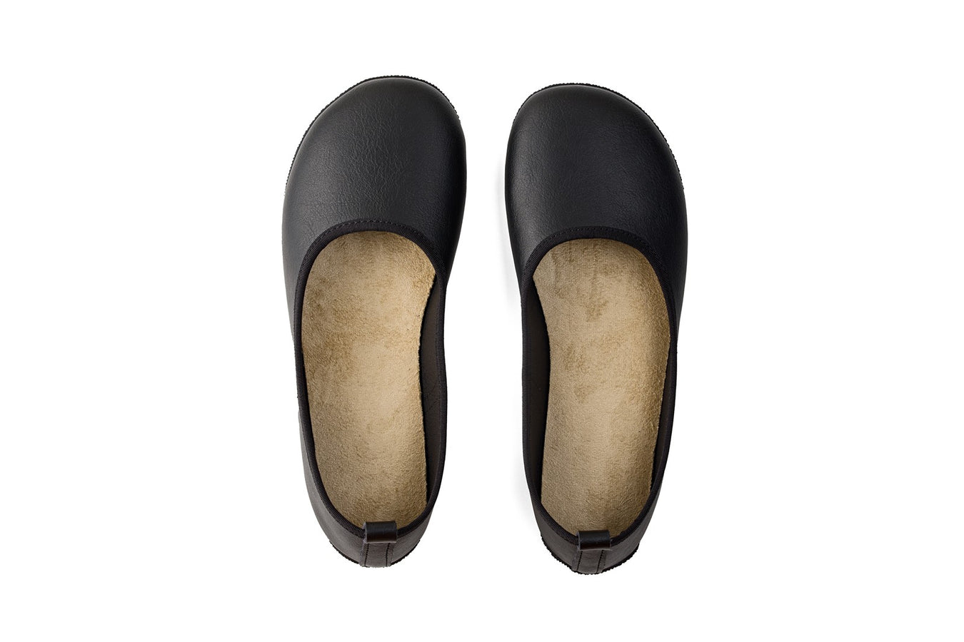 Barefoot ballet flats for narrow feet - Black - IN STOCK | Ahinsa shoes 👣
