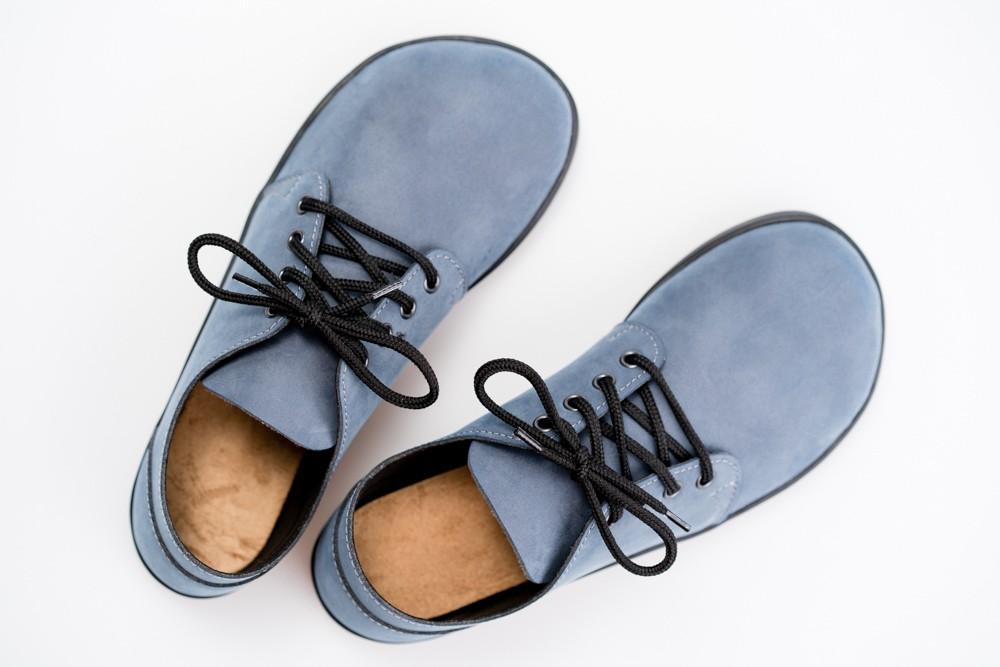 Women's blue nubuck barefoot casual shoes [SALE] | Ahinsa shoes 👣