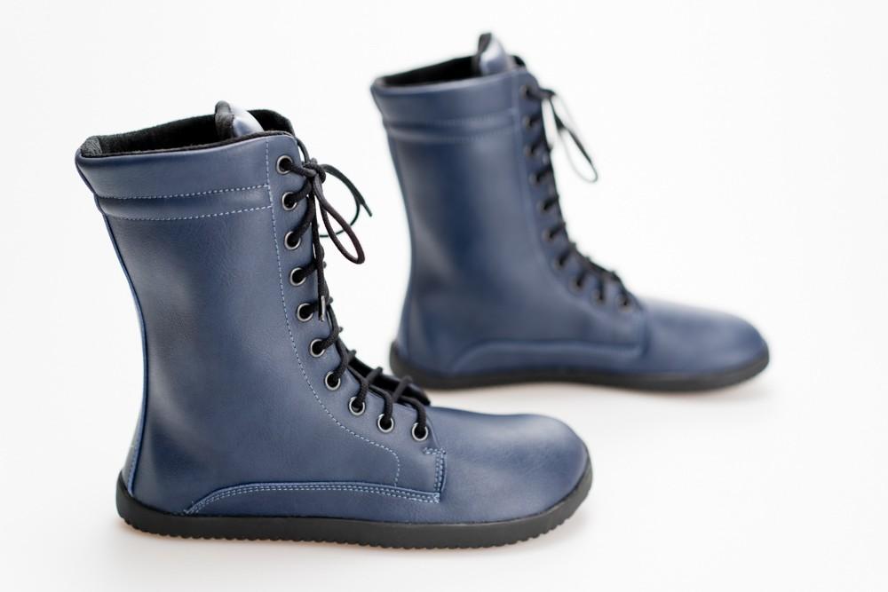 Women's barefoot fall and winter boots - Blue [SALE] | Ahinsa shoes 👣