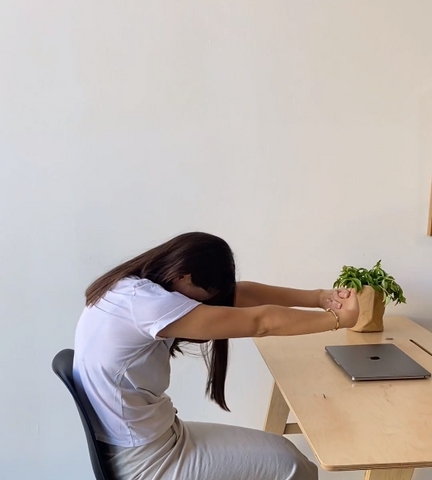 desk stretches - back stretch 2