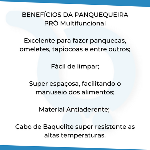 Panquequeira PRÓ Multifuncional