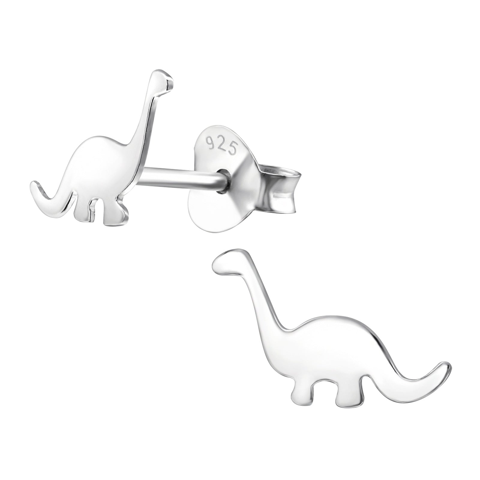 🦚 Kinder Ohrstecker Ohrschmuck Dinosauerier Silber Ohrringe Kinderschmuck