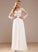 Lace Wedding Aniya V-neck A-Line With Sequins Wedding Dresses Chiffon Dress Floor-Length