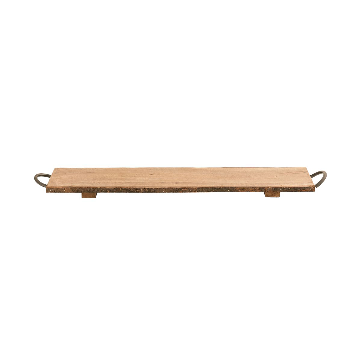 Mango Wood Live Edge Wood Cheese Tray 10" x 40"