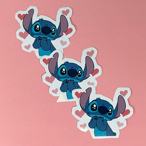 Inspired Stitch Disney Themed Pack de 8 Stickers, Lilo & Stitch