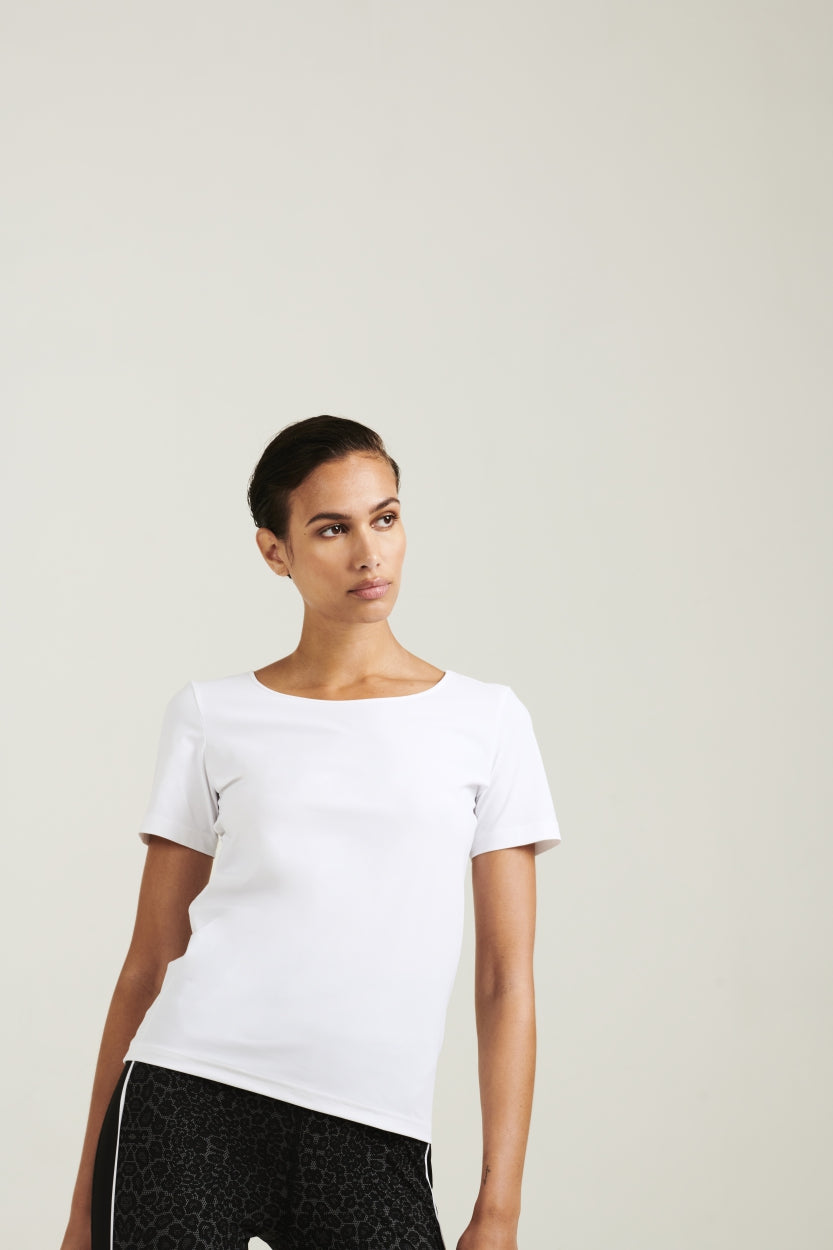 Koor Amazon Jungle Glimmend JL T-shirt Da Technical Jersey | White | Jane Lushka