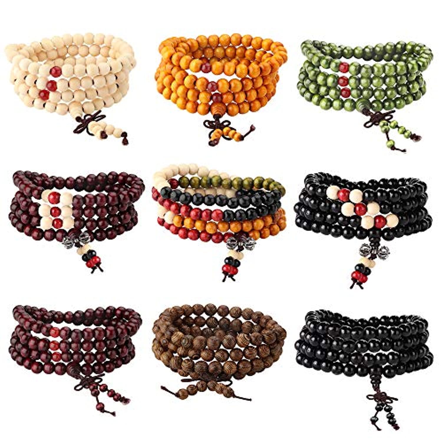 Yadoca - pulseras de para hombre y mujer, 108 pulseras de aba Yoyogui.com