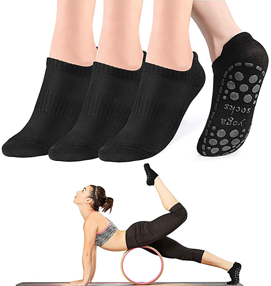 Calcetines de yoga para pilates con empuñaduras para antidesliz Yoyogui.com