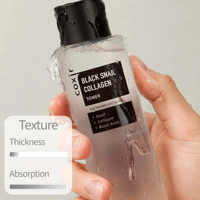 Toniks sejai ar kolagēnu un gliemežu ekstraktu COXIR Black Snail Collagen Toner