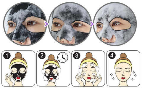g9 self aesthetic pore clean bubble mask