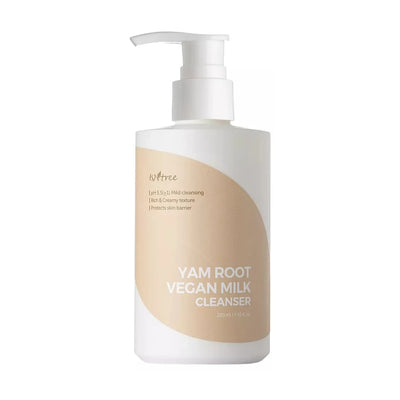 Attīrošs pieniņš sejas mazgāšanai IsNtree Yam Root Vegan Milk Cleanser