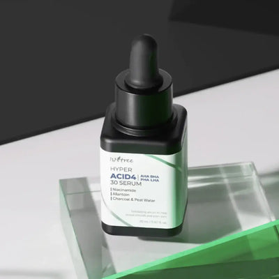 Serums-pīlings ar skābju kompleksu Isntree Hyper Acid 4 AHA BHA PHA LHA 30 Serum