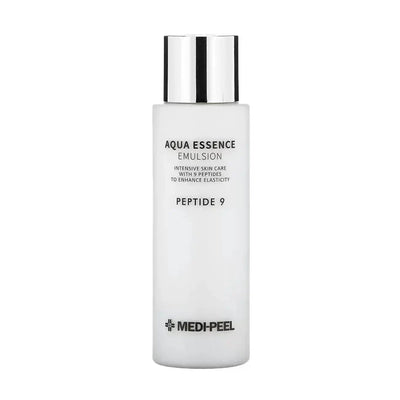 Emulsija ar peptīdiem elastības piešķiršanai ādai Medi Peel Peptide 9 Aqua Essence Emulsion