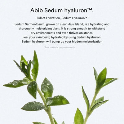 Mitrinošās plāksnītes sejai Abib Sedum Hyaluron Pad Hydrating Touch