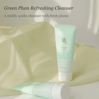 Attīrošs gels sejas ādas mazgāšanai ar zaļo plūmi Beauty Of Joseon Green Plum Refreshing Cleanser