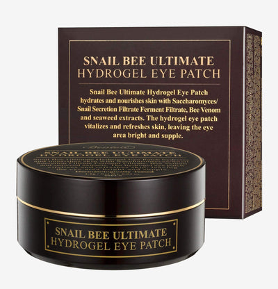 Hidrogēla patči ar gliemežu mucīnu un bišu indi Benton Snail Bee Ultimate Hydrogel Eye Patch