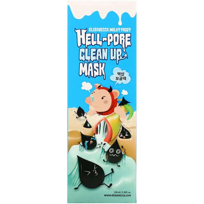 Plēves maska priekš poras attīrīšanas Elizavecca Milky Piggy Hell-Pore Clean Up Mask