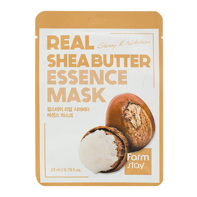 Audumu maska sejas ādai Farmstay Real Essence Mask