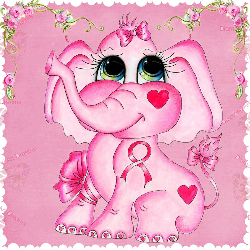 PRE-Order~Besties Of HOPE" ~ DAD 456 Elephent Of Hope! ~ Diamond Painting By Sherri Baldy