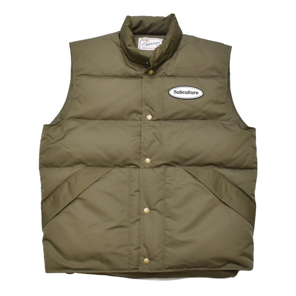 Subculture DOWN VEST ダウンベスト SC サブカルチャー-