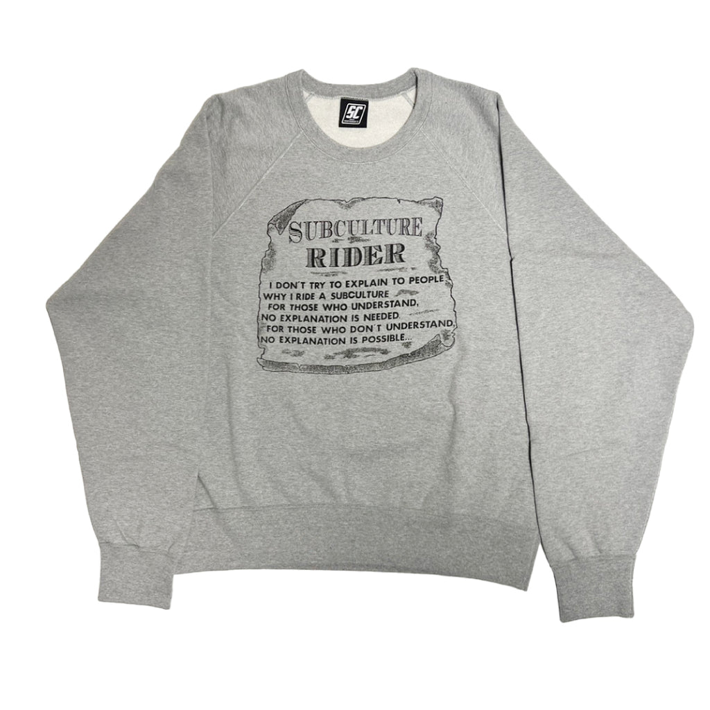 RIDER CREWNECKSWEATブラック スウェット | thebroadwaymuswellhill.co.uk