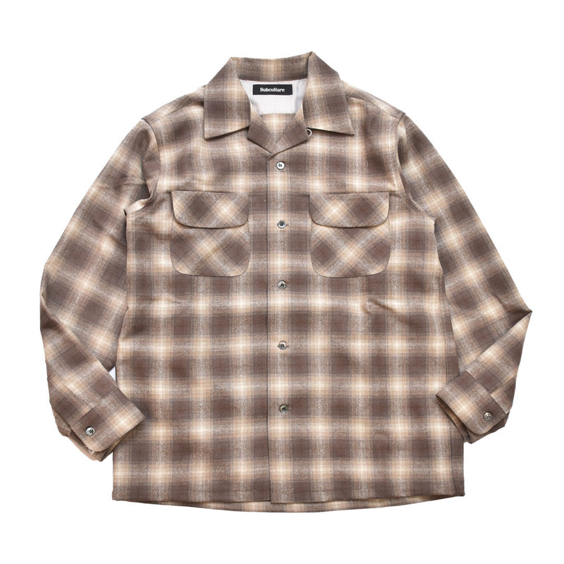 WOOL CHECK SHIRT / PURPLE – SC WEB STORE