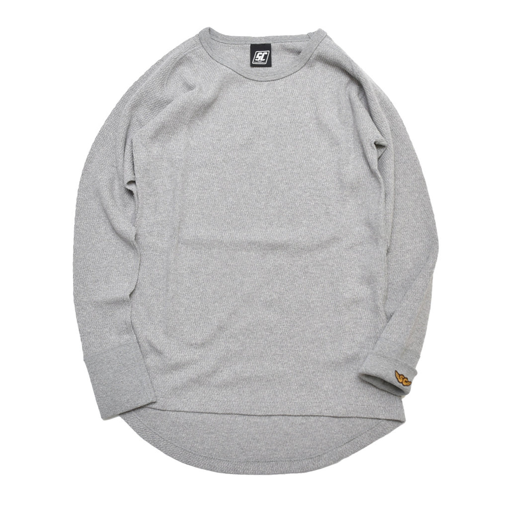 THERMAL LONGSLEEVE T-SHIRT/GRAY