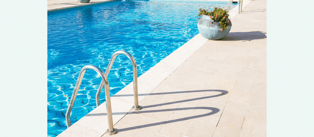 pool with chemicals that damage afro hair