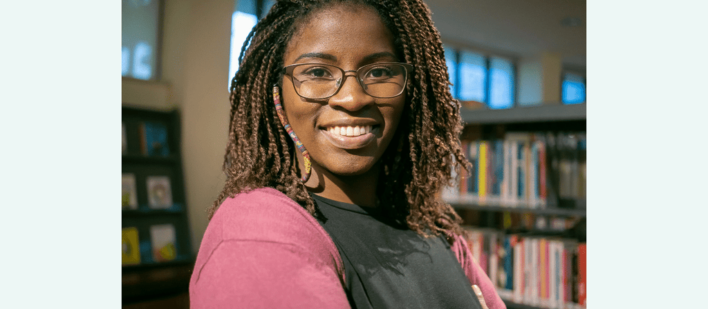 professional natural hair on woman