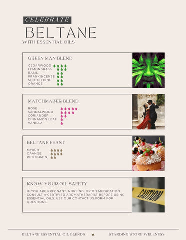 Celebrate Beltane Essential Oil Diffuser Recipes 