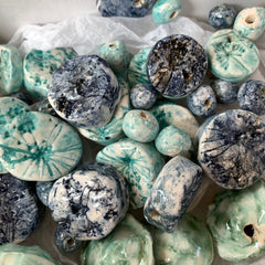 Clay bead-making Combewater Studio