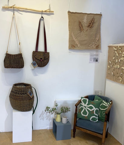 Jenny Gracie Making Space to Make baskets and Jess Strain textile