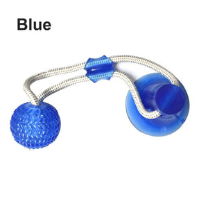 Dog Toys Interactive Suction Cup Push TPR Ball Toys Pet Puppy Molar Bite Toy Elastic Ropes Dog Tooth Cleaning Chewing Supplies