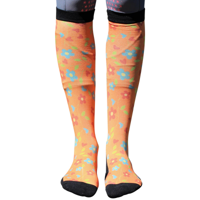 'Blossom and Bloom' Horse Riding Socks.