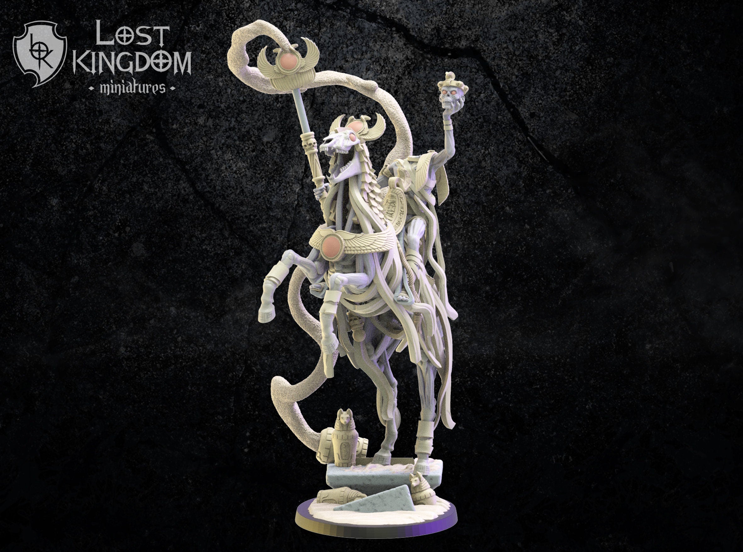 Undying Dynasties - Seb, Headless Sorceror by Lost Kingdom Miniatures