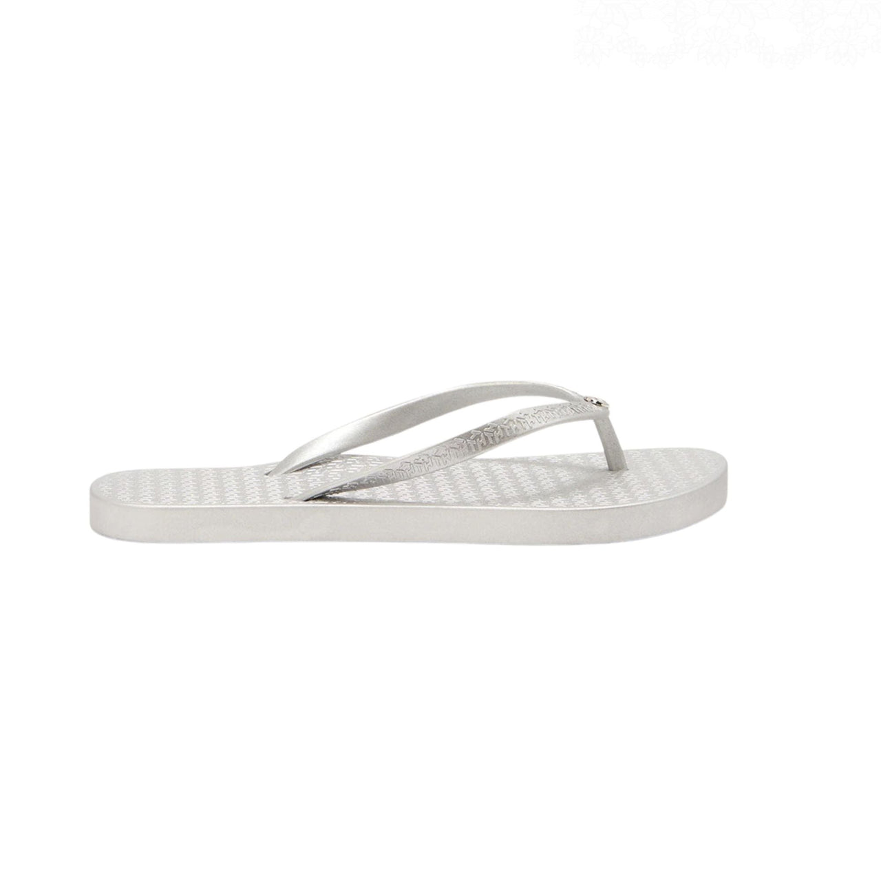 Tommy Hilfiger Mujer Silver Th Metallic Flat Sandal | Comprar en Much Sneakers®