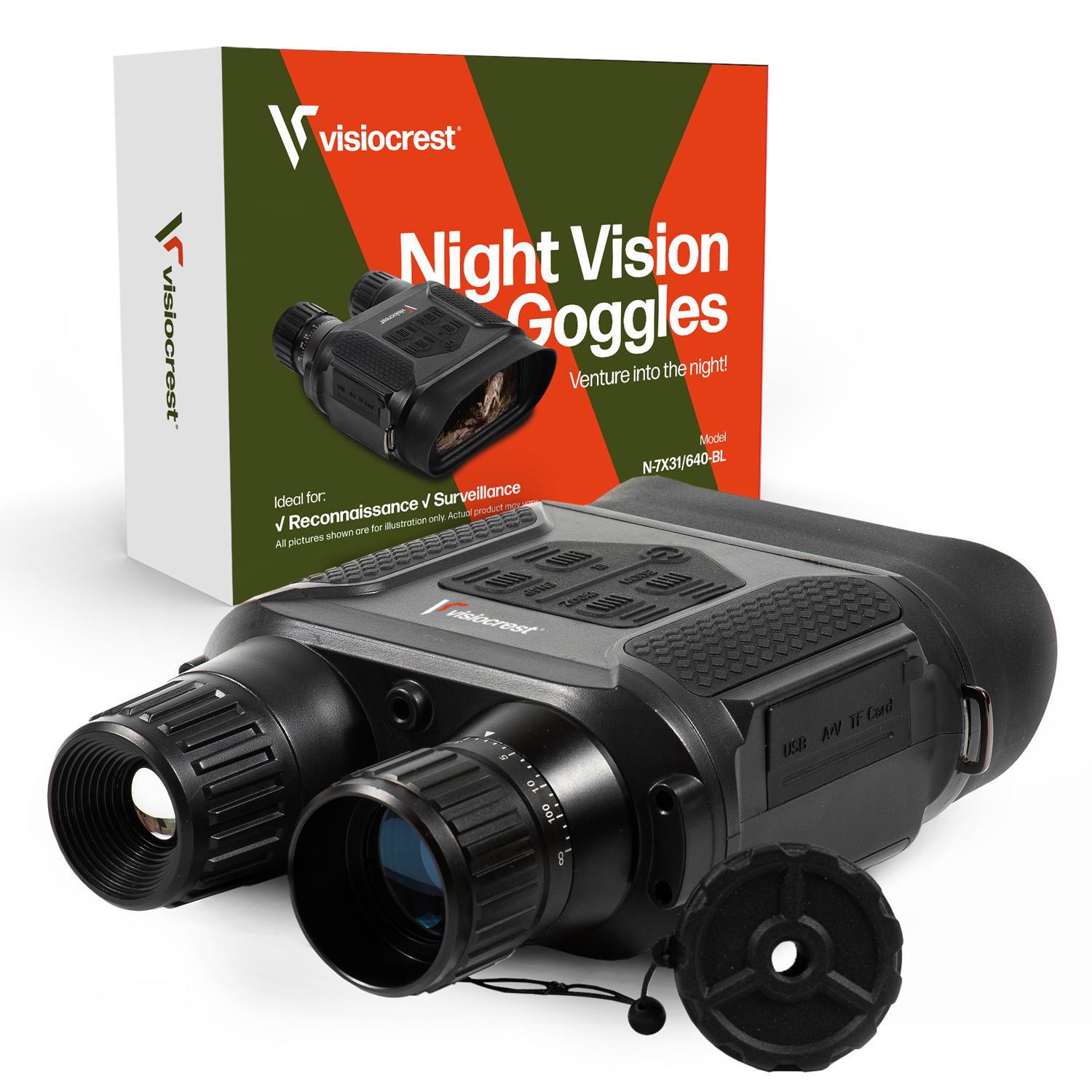Night Vision Goggles N 7x31 640 Bl Infrared Binoculars Visiocrest