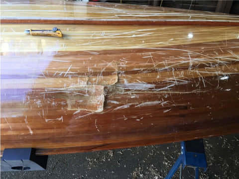 Canoe damage