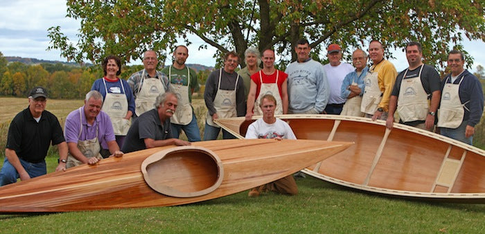 canoe and kayak building classes with ted moores