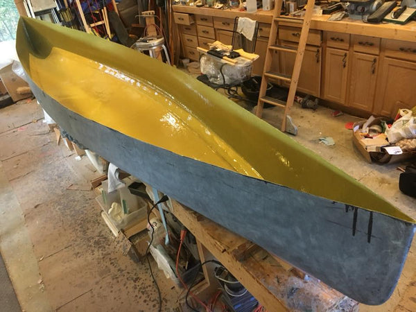 Progress shot shows completed inner hull